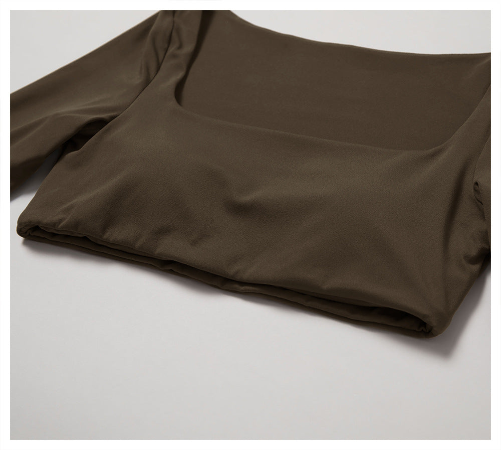 Long sleeves yoga top