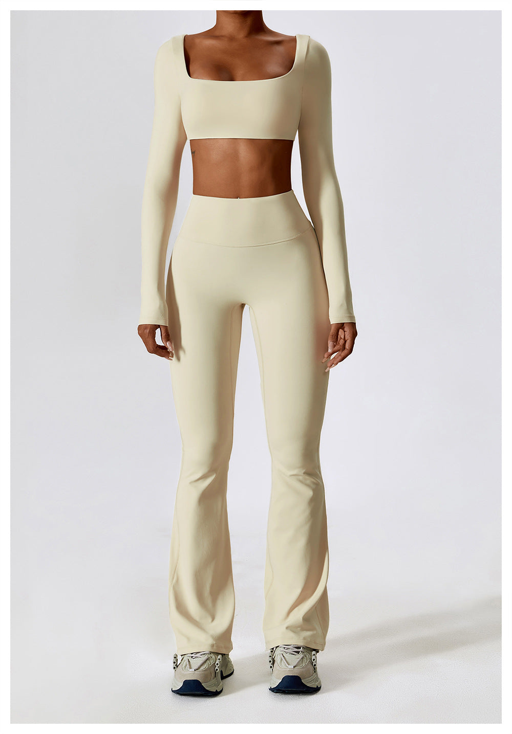 Long sleeves yoga top