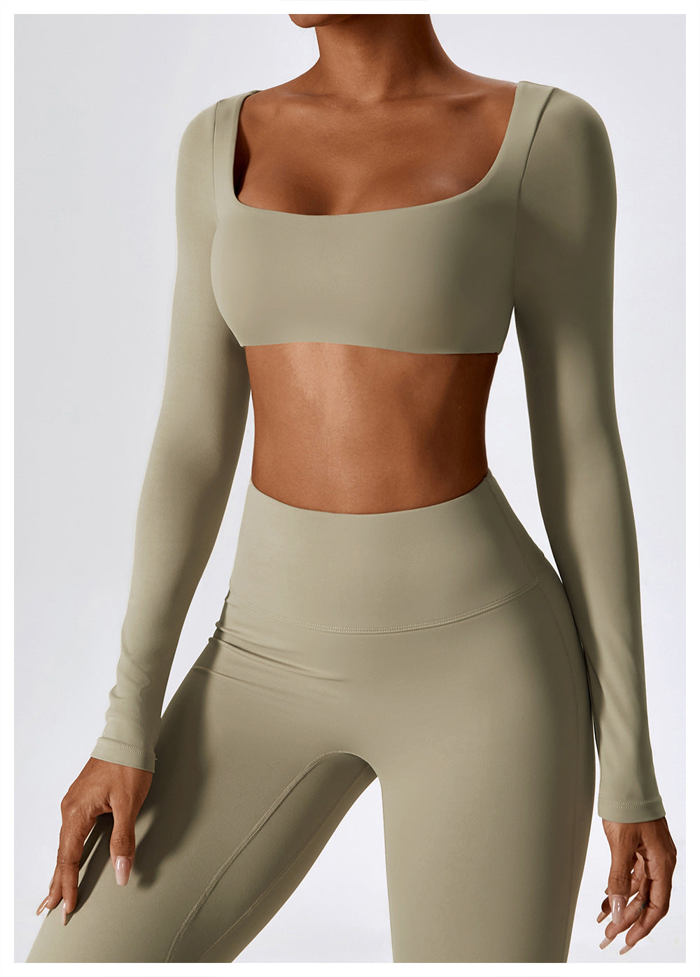 Long sleeves yoga top